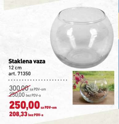 Staklena vaza