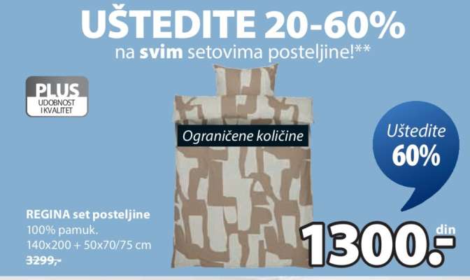 REGINA set posteljine