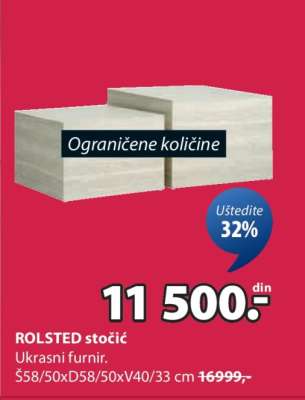 ROLSTED stočić