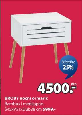 BROBY NOĆNI ORMARIĆ