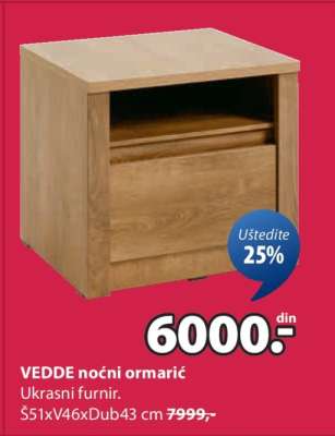 VEDDE NOĆNI ORMARIĆ