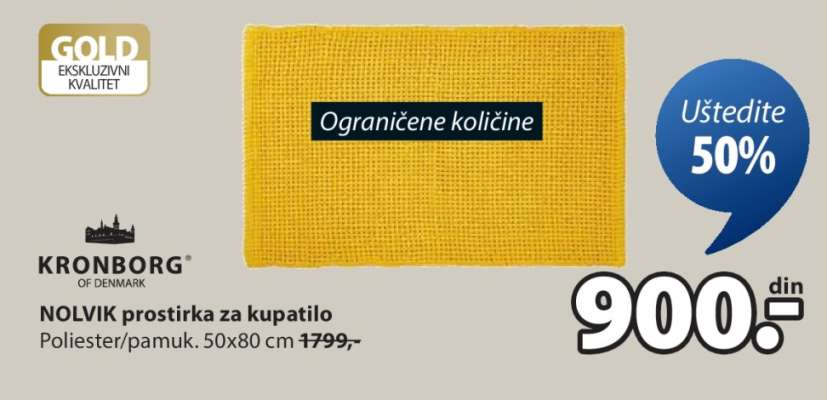 NOLVIK PROSTIRKA ZA KUPATILO