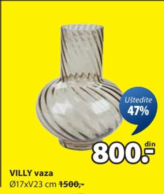 VILLY vaza