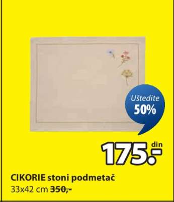 CIKORIE stoni podmetač