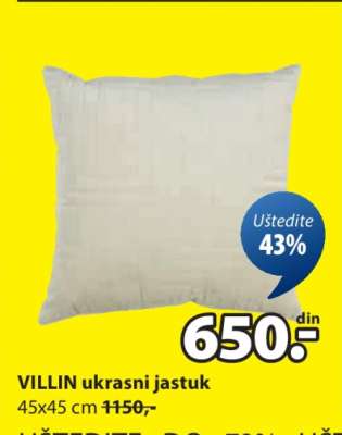 VILLIN ukrasni jastuk