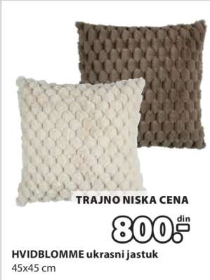 HVIDBLOMME UKRASNI JASTUK