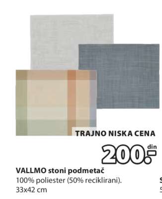 VALLMO STONI PODMETAČ