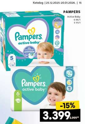 Pampers active baby