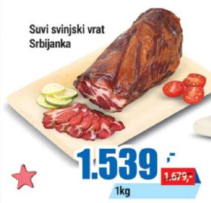 Suvi svinjski vrat Srbijanka