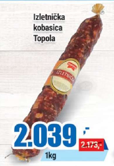 Izletnička Kobasica Topola