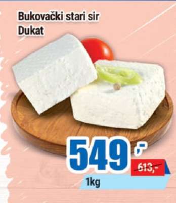 Bukovački stari sir Dukat