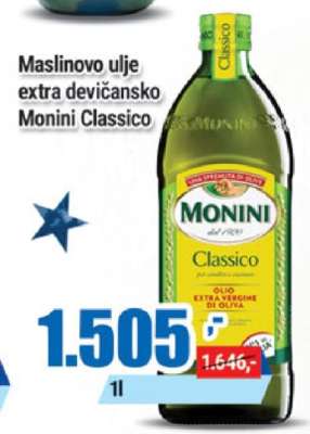 Maslinovo ulje extra devičansko Monini Classico