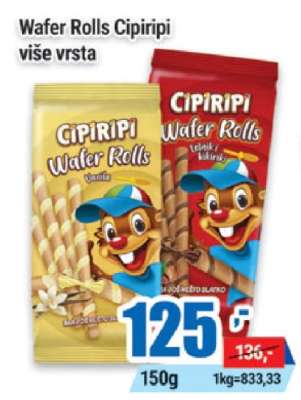 Wafer Rolls Cipiripi