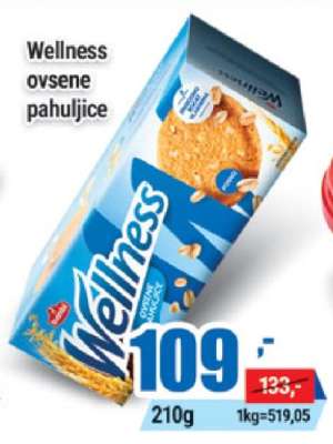 Wellness ovsene pahuljice