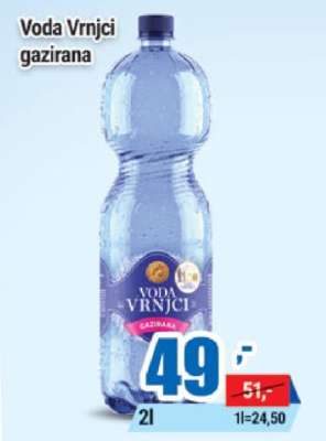 Voda Vrnci gazirana