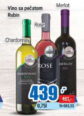 Vino sa pečatom Rubin