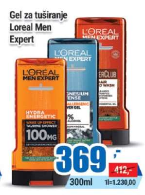 Gel za tuširanje Loreal Men Expert
