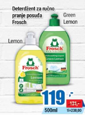 Deterdžent za ručno pranje posuđa Frosch
