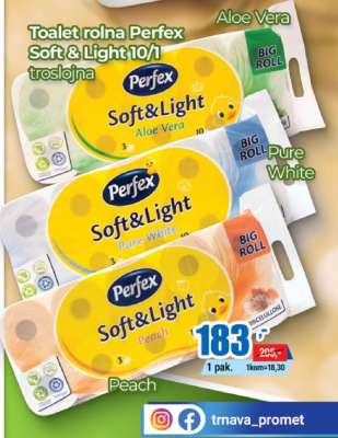 Toalet rolna Perfex Soft & Light 10/1