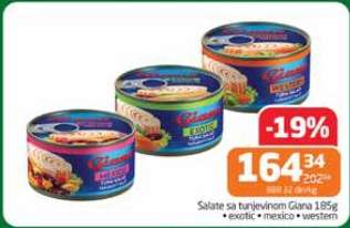 Salate sa tunjevinom Giana 185g