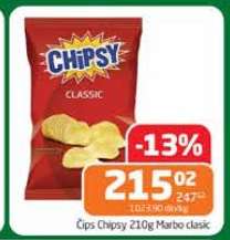Čips Chipsy 210g Marbo classic