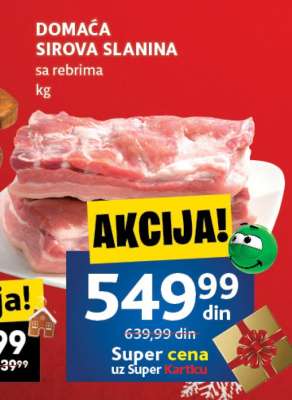DOMAĆA SIROVA SLANINA