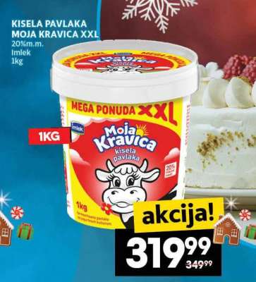 KISELA PAVLAKA MOJA KRAVICA XXL