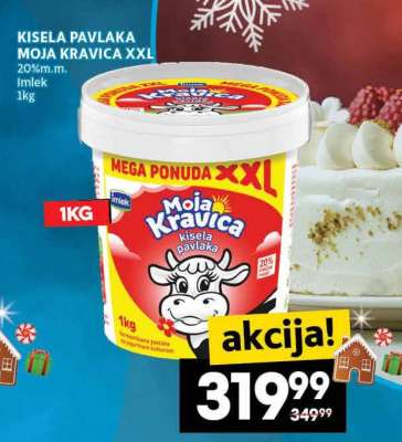 KISELA PAVLAKA MOJA KRAVICA XXL