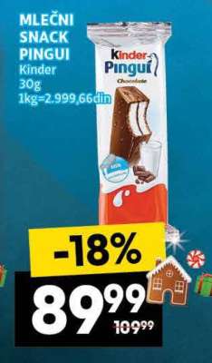 MLEČNI SNACK PINGUI