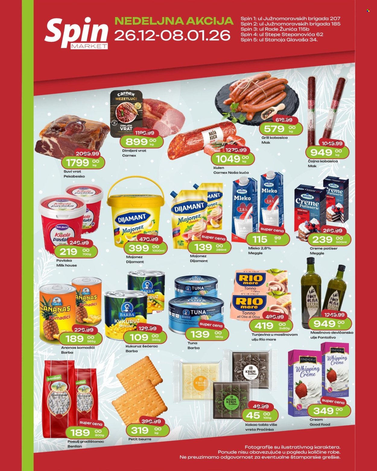 Spin Market katalog - 26.12.2025 - 08.01.2026. Stranica 1