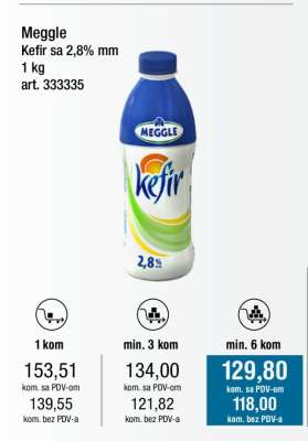 Meggle Kefir sa 2,8% mm