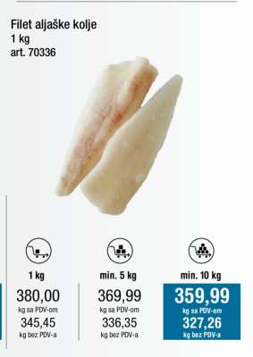 Filet aljaške kolje