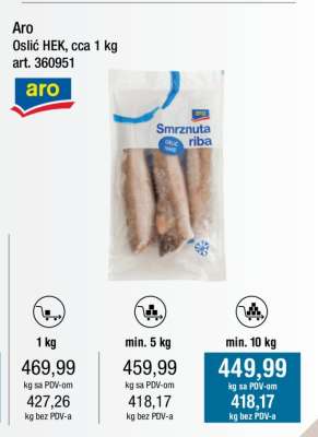 Aro Oslić HEK, cca 1 kg
