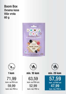 BOOM BOX OVSENA KAŠA