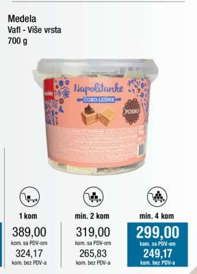 Medela Vafl - Više vrsta 700 g