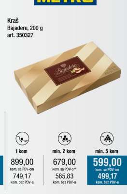 Kraš Bajadere 200 g