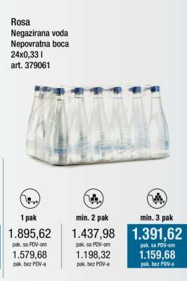 ROSA negazirana voda