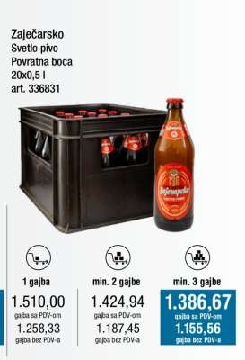 Zaječarsko Svetlo pivo