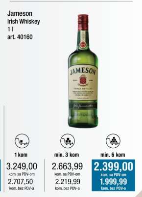 Jameson Irish Whiskey