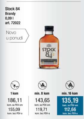 Stock 84 Brandy
