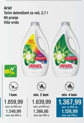 Ariel Tečni deterdžent za veš
