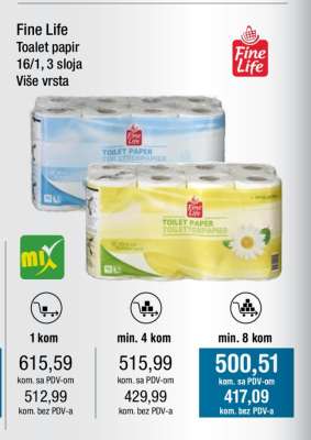 Fine Life Toalet papir