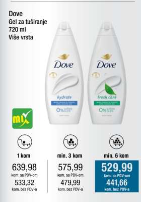 Dove gel za tuširanje