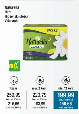 Naturella Ultra higijenski ulošci