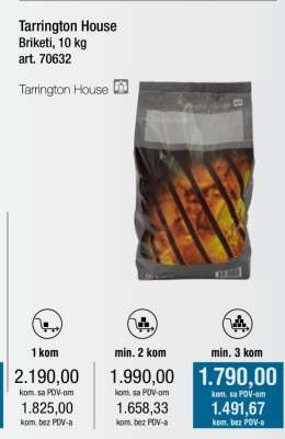 Tarrington House Briketi, 10 kg