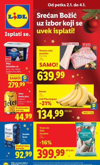 Lidl katalog - 02.01.2026 - 06.01.2026.
