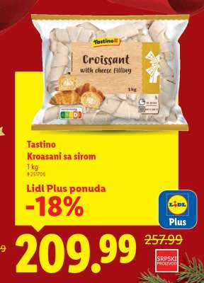 Tastino Kroasani sa sirom