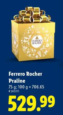 Ferrero Rocher praline