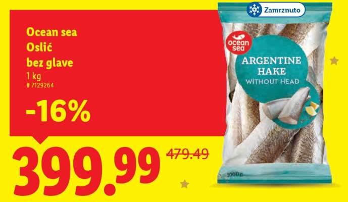 Ocean Sea Oslić bez glave
