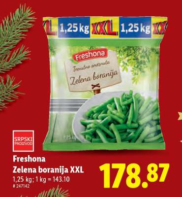 Freshona Zelena boranija XXL